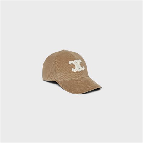 celine corduroy cap|Men's Celine baseball cap in corduroy .